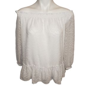 Banana Republic > White Off The Shoulder B…